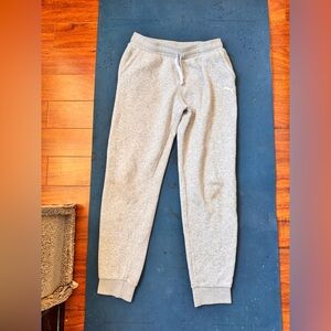 Youth Puma Light Gray Sweatpants